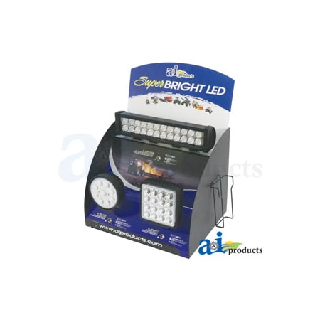 Sunbelt Light Display, W/ AC Power Inverter & WL462, WL471 & LTB1424 LED Lights 14.75" x17" x19.25" A-B1LTD3